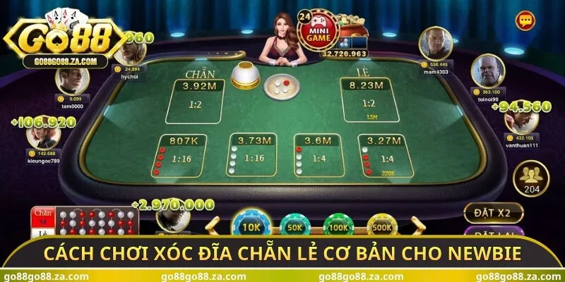 Cách chơi xóc đĩa chẵn lẻ cơ bản cho newbie