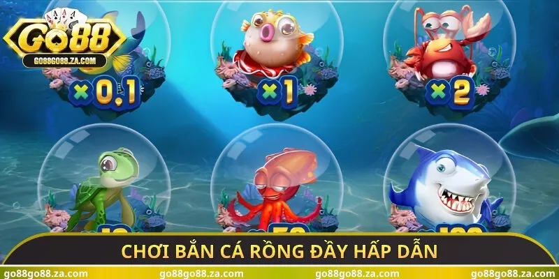 Chơi bắn cá rồng đầy hấp dẫn