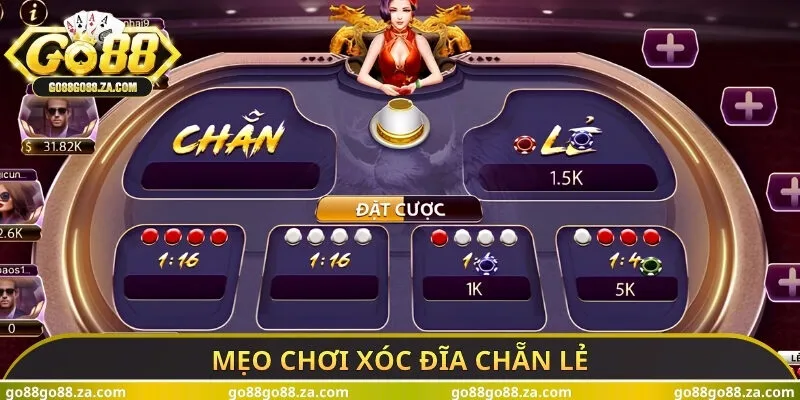 Mẹo chơi xóc đĩa chẵn lẻ