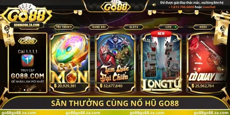 Săn thưởng cùng nổ Hũ GO88